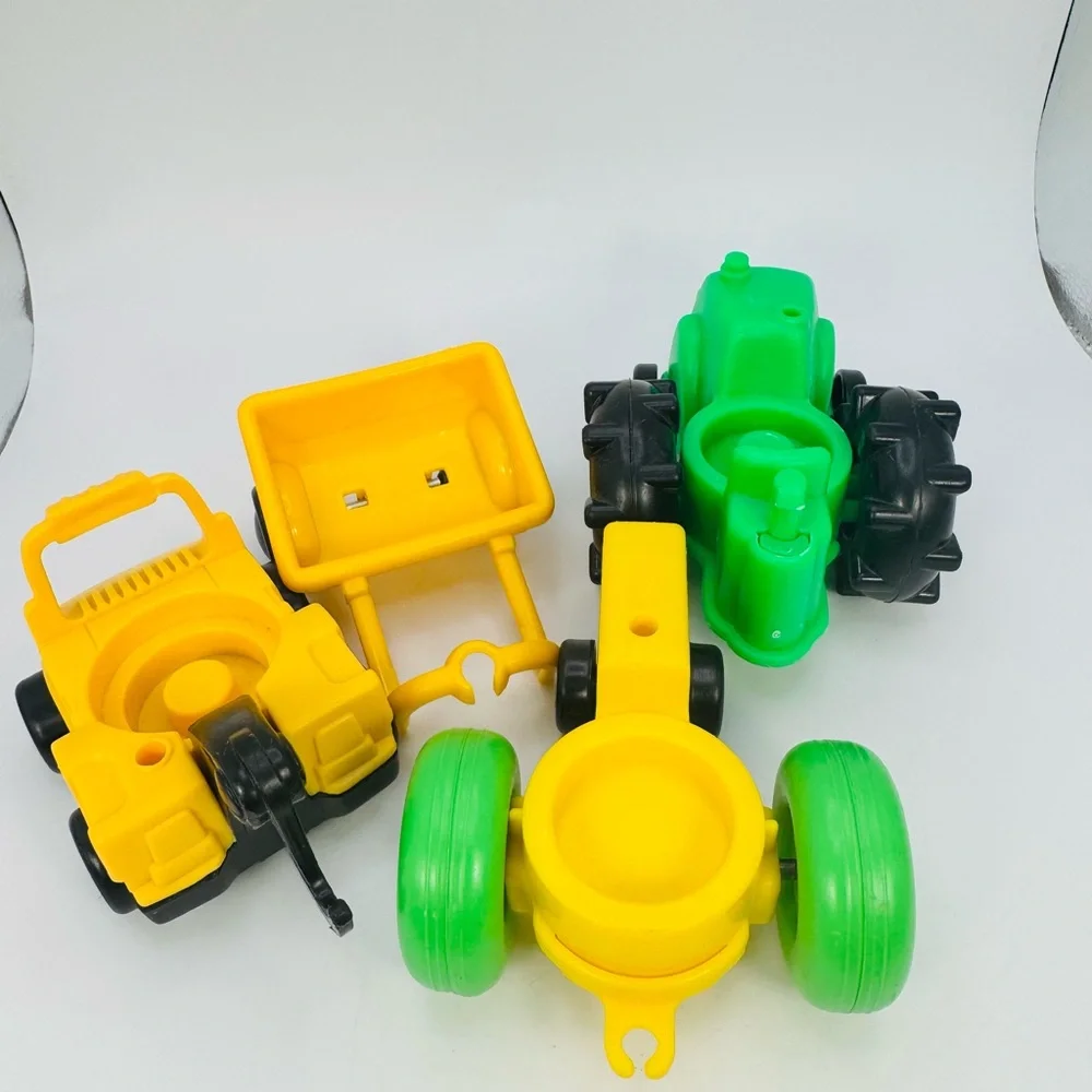 Vintage Fisher Price Little People Farm/Construction Vehicles Lot Of 4 1990/95